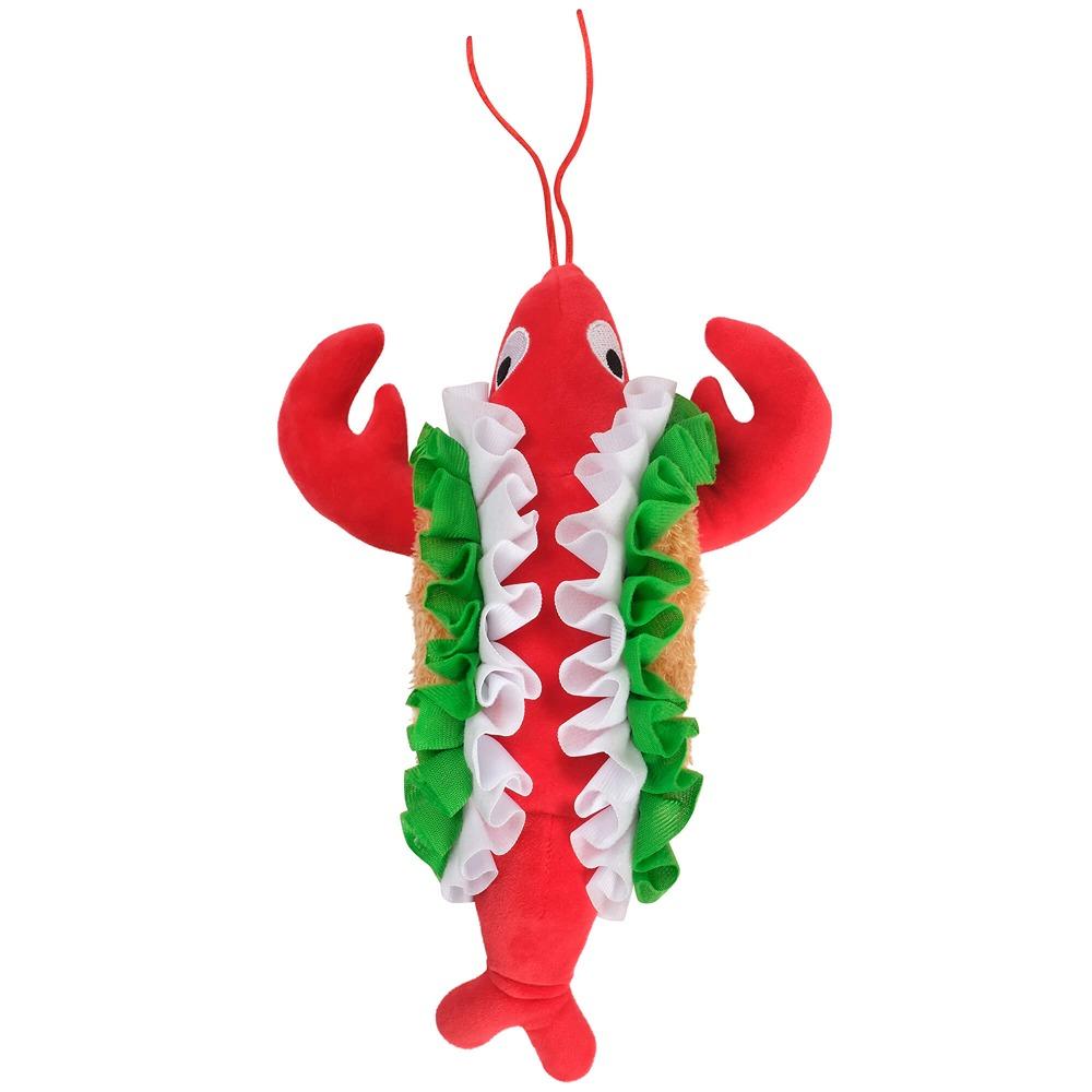 Snack Time Lobster Plush Dog Toy