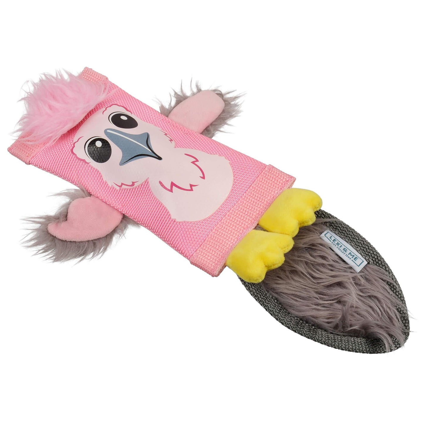 Lexi & Me Galah Tough Flat Dog Toy
