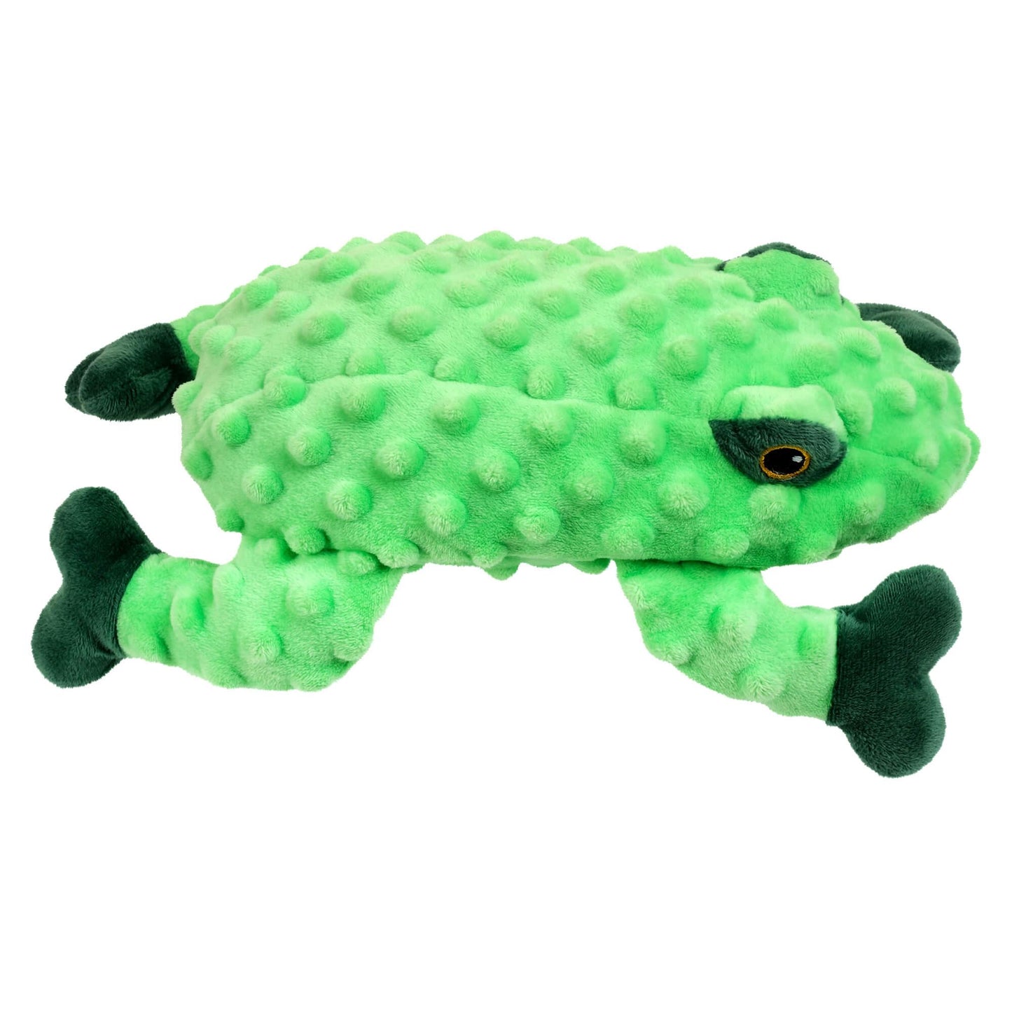 Lexi & Me Frog Plush Textured Dog Toy