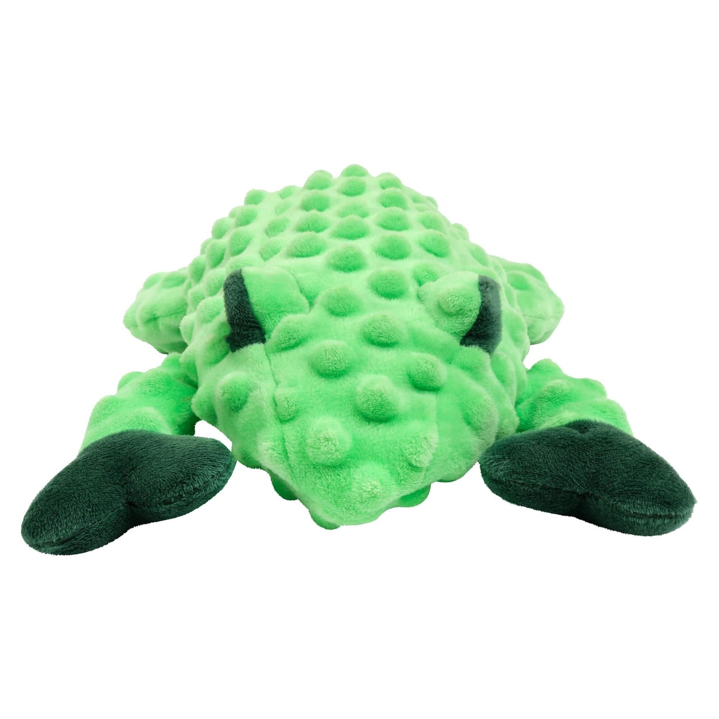 Lexi & Me Frog Plush Textured Dog Toy