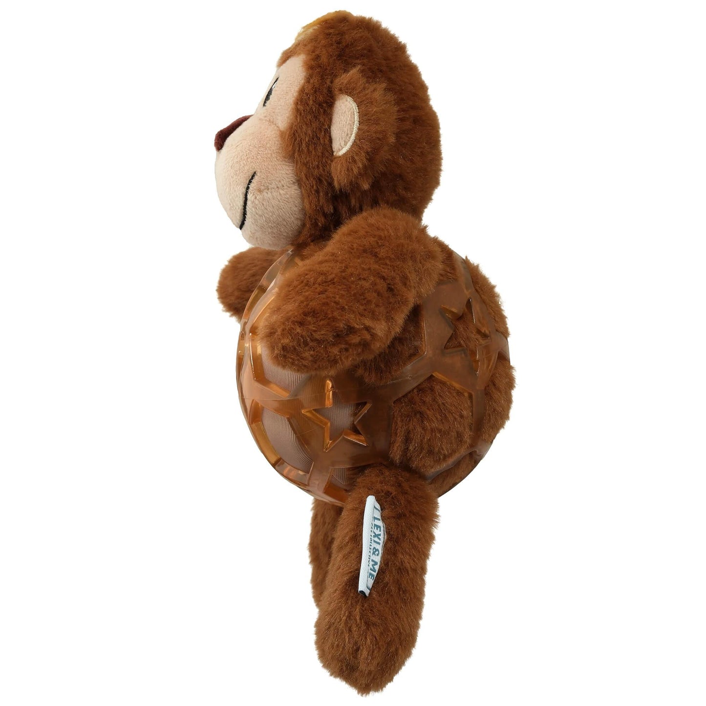 Lexi & Me Monkey Plush Rubber Dog Toy