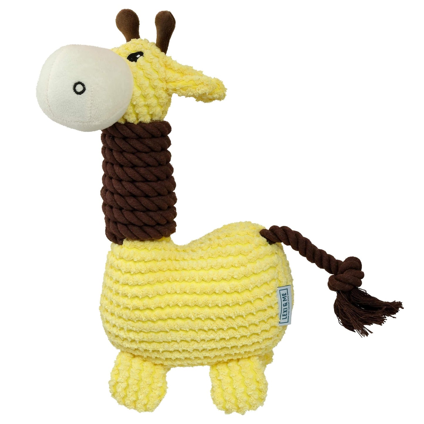 Lexi & Me Giraffe Plush Rope Dog Toy