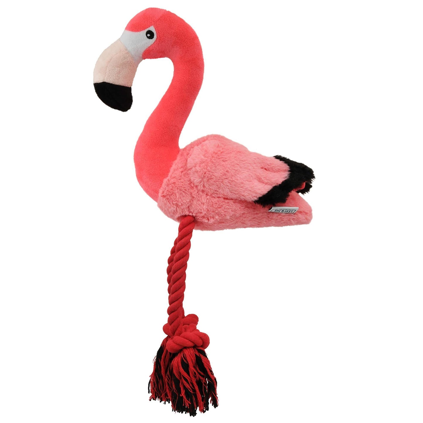 Lexi & Me Flamingo Plush Rope Dog Toy