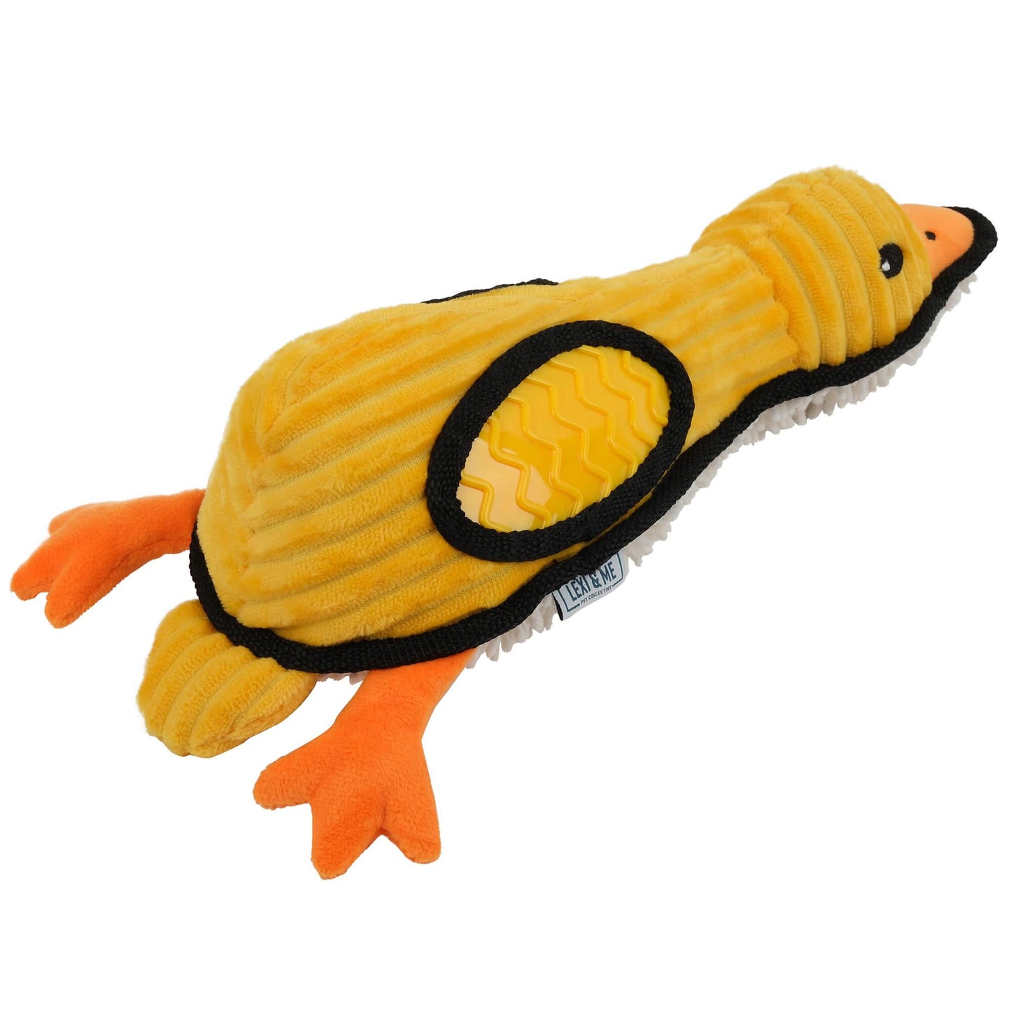 Lexi & Me Duck Plush Rubber Dog Toy