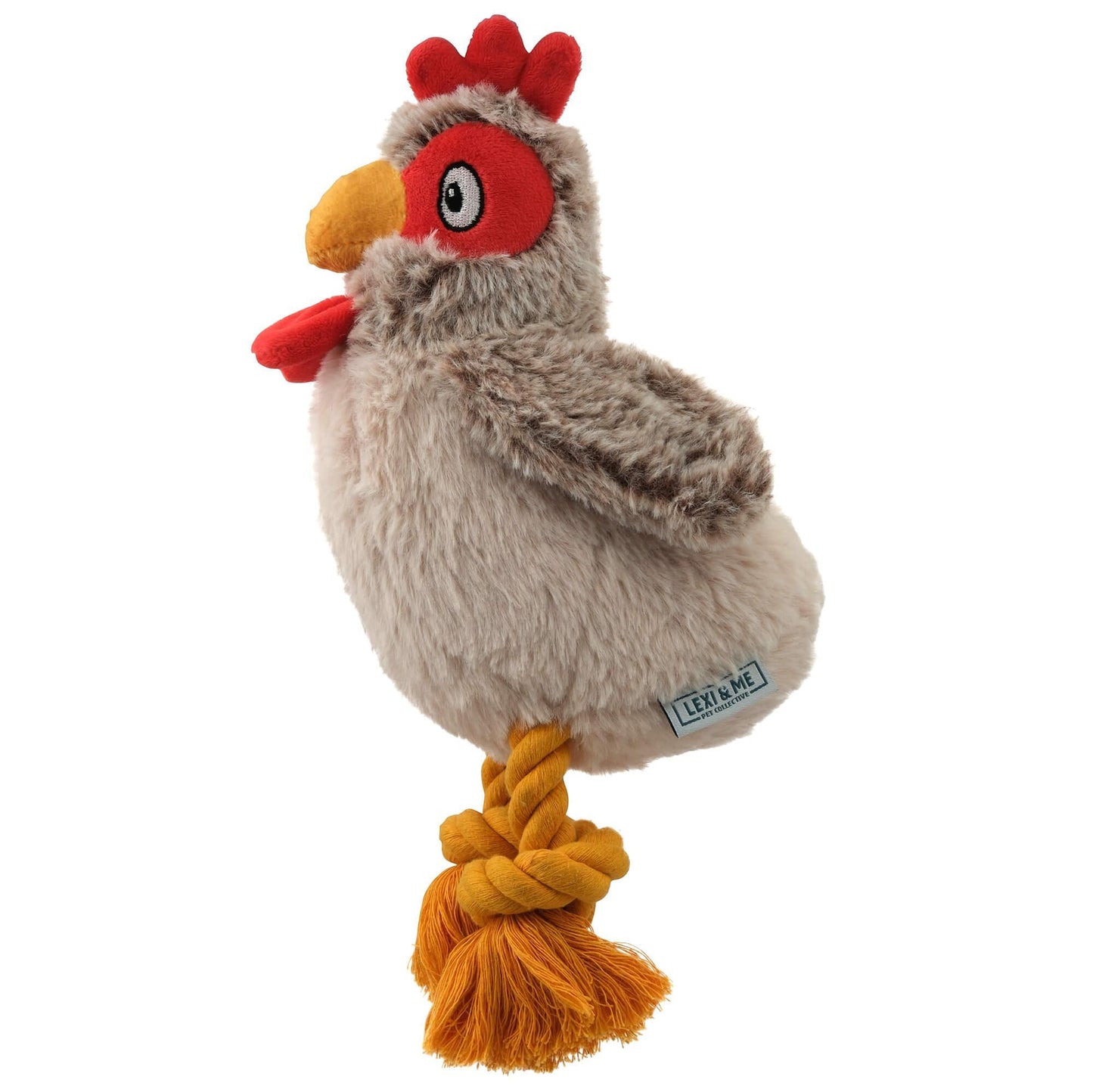 Lexi & Me Chicken Plush Rope Dog Toy