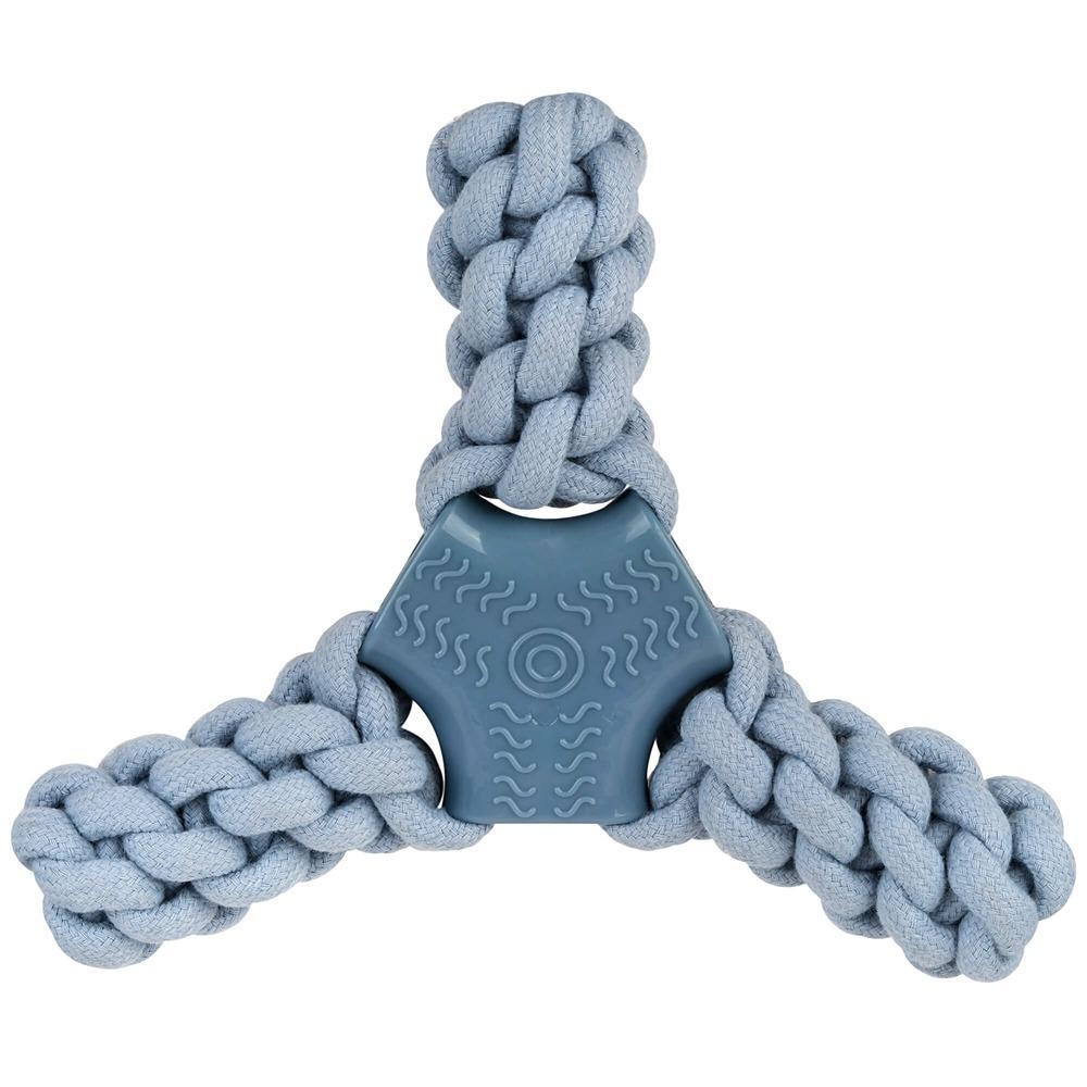 Buddy & Belle Rope Dog Toy Pearl Blue