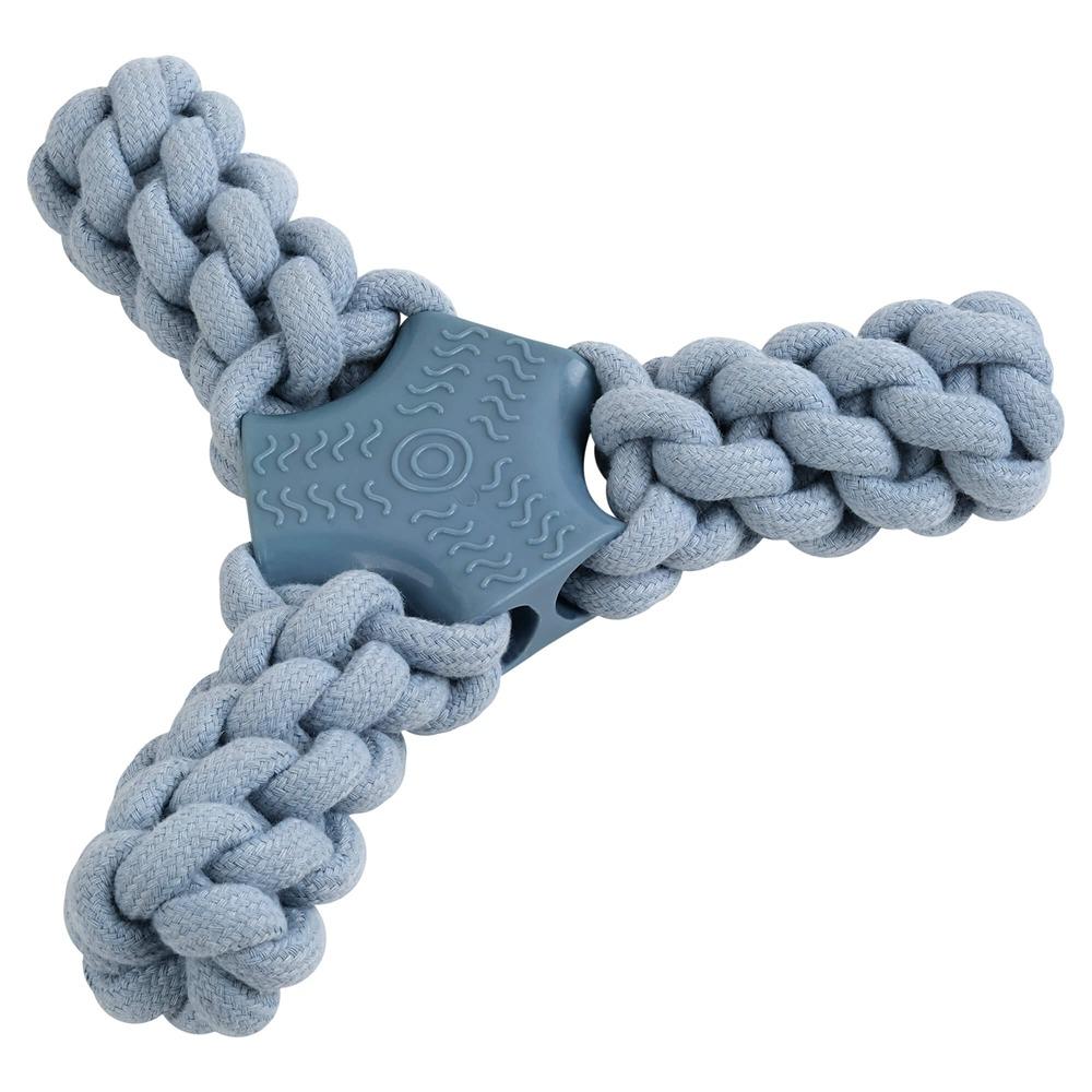 Buddy & Belle Rope Dog Toy Pearl Blue