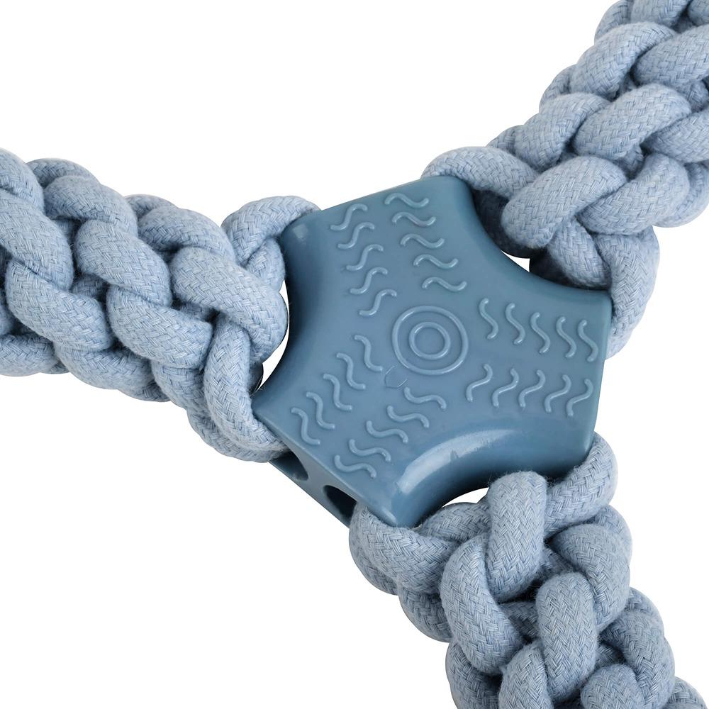 Buddy & Belle Rope Dog Toy Pearl Blue
