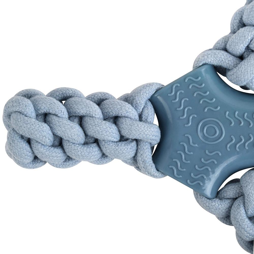 Buddy & Belle Rope Dog Toy Pearl Blue