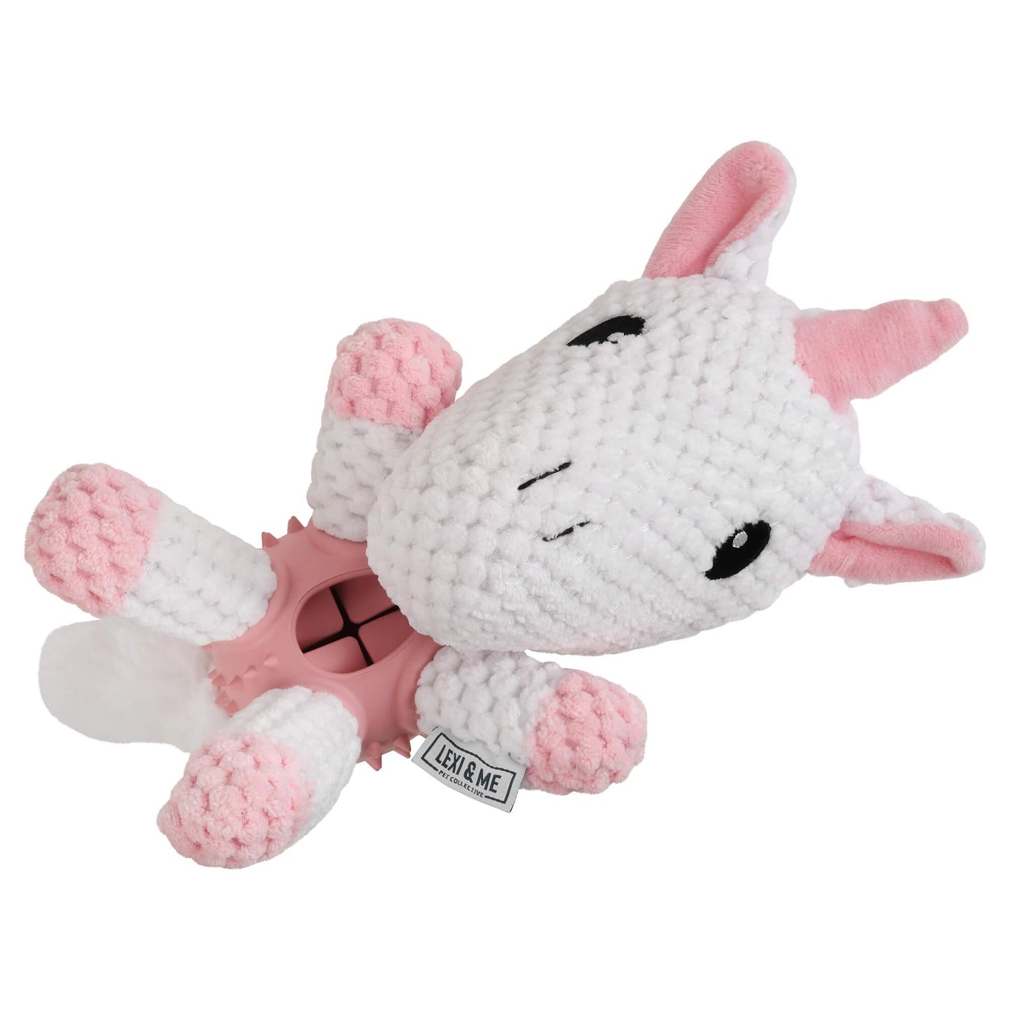 Lexi & Me Unicorn Plush & Rubber Dog Toy