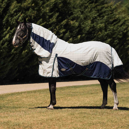 Caribu Atla Hybrid Combo Horse Rug Cobalt & Cabbage