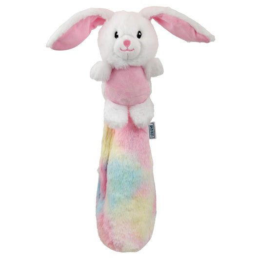 Lexi & Me Rabbit Plush & Bottle Crusher Dog Toy
