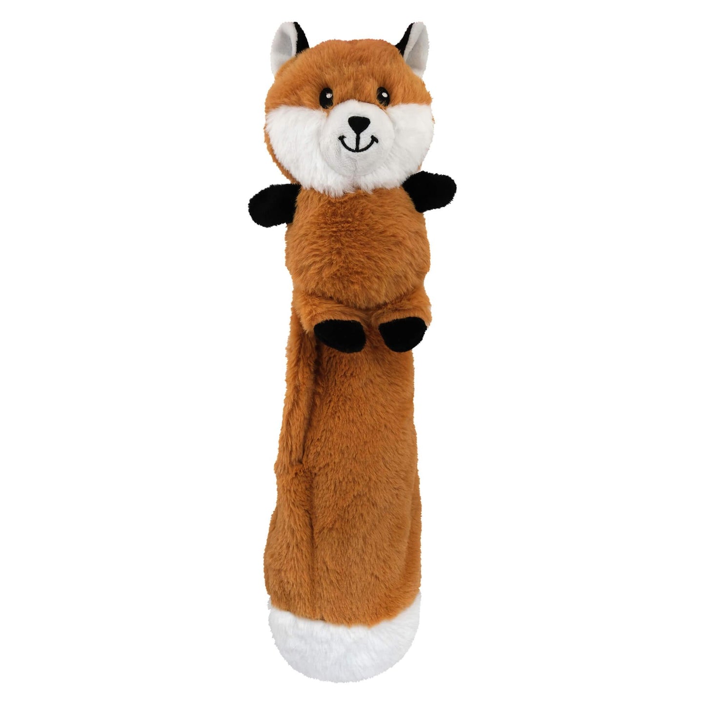 Lexi & Me Fox Plush & Bottle Crusher Dog Toy