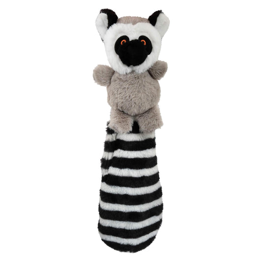 Lexi & Me Lemur Plush & Bottle Crusher Dog Toy