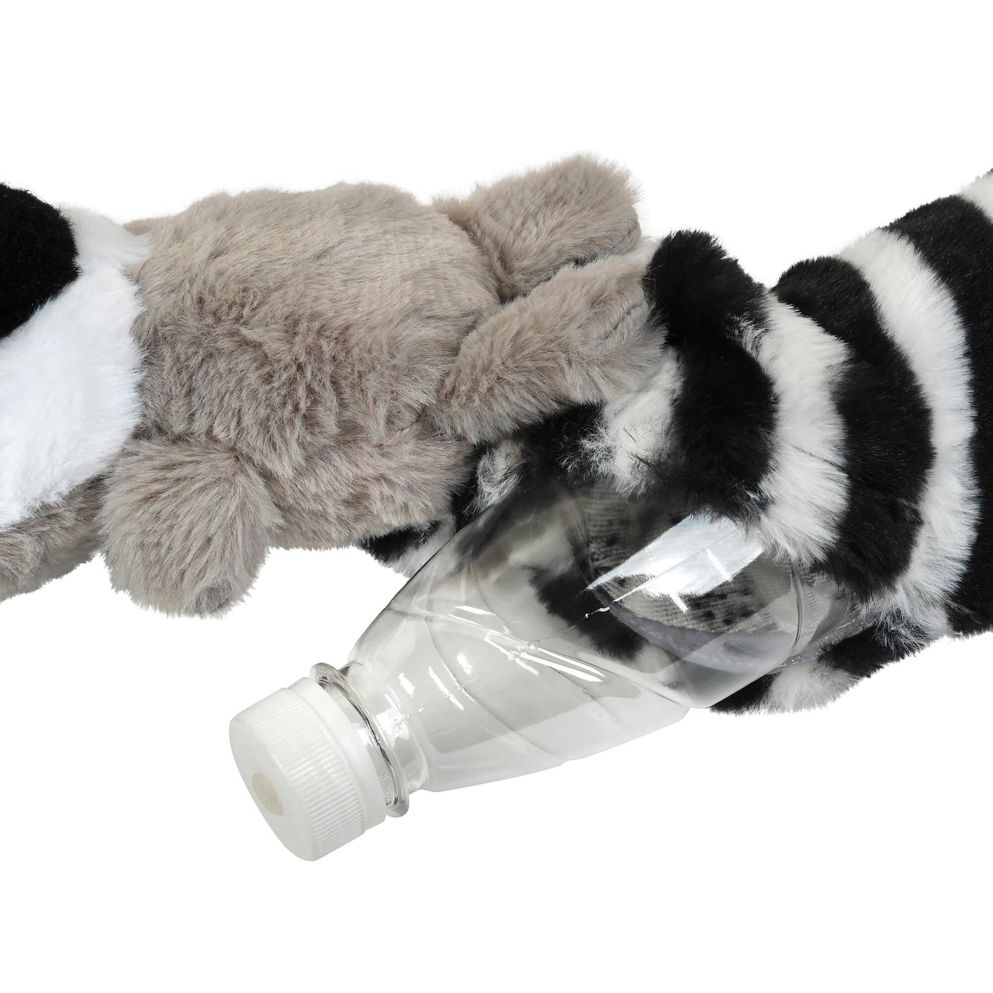 Lexi & Me Lemur Plush & Bottle Crusher Dog Toy