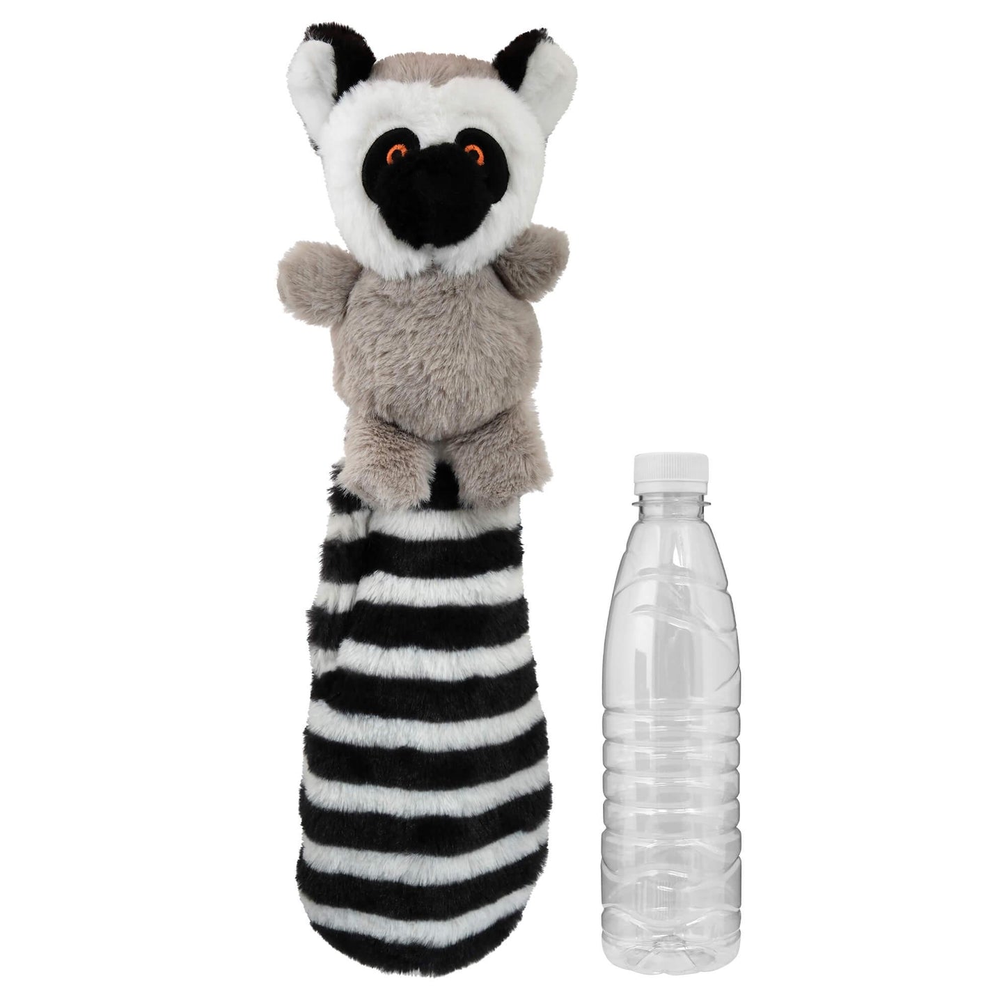 Lexi & Me Lemur Plush & Bottle Crusher Dog Toy