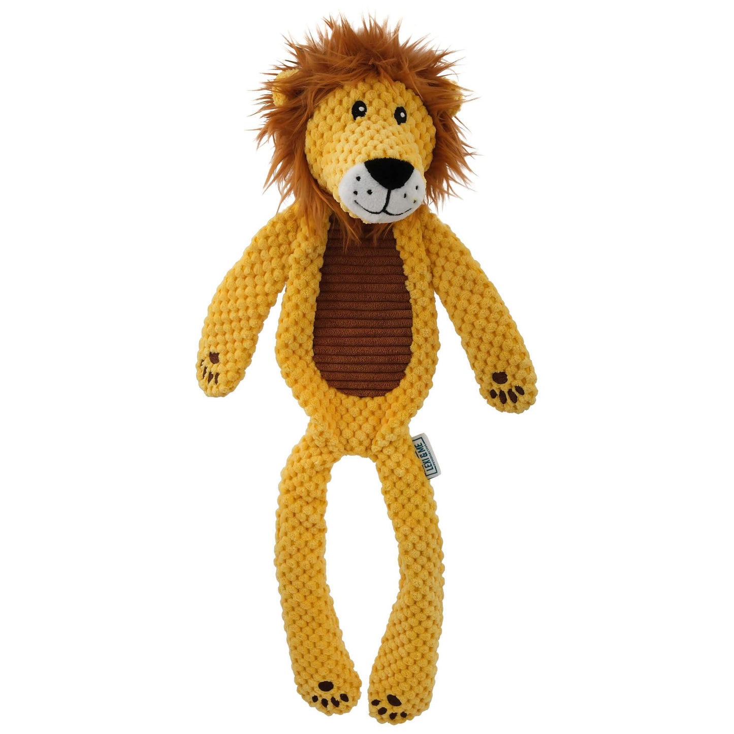 Lexi & Me Lion Plush & Rope Long Limb Dog Toy