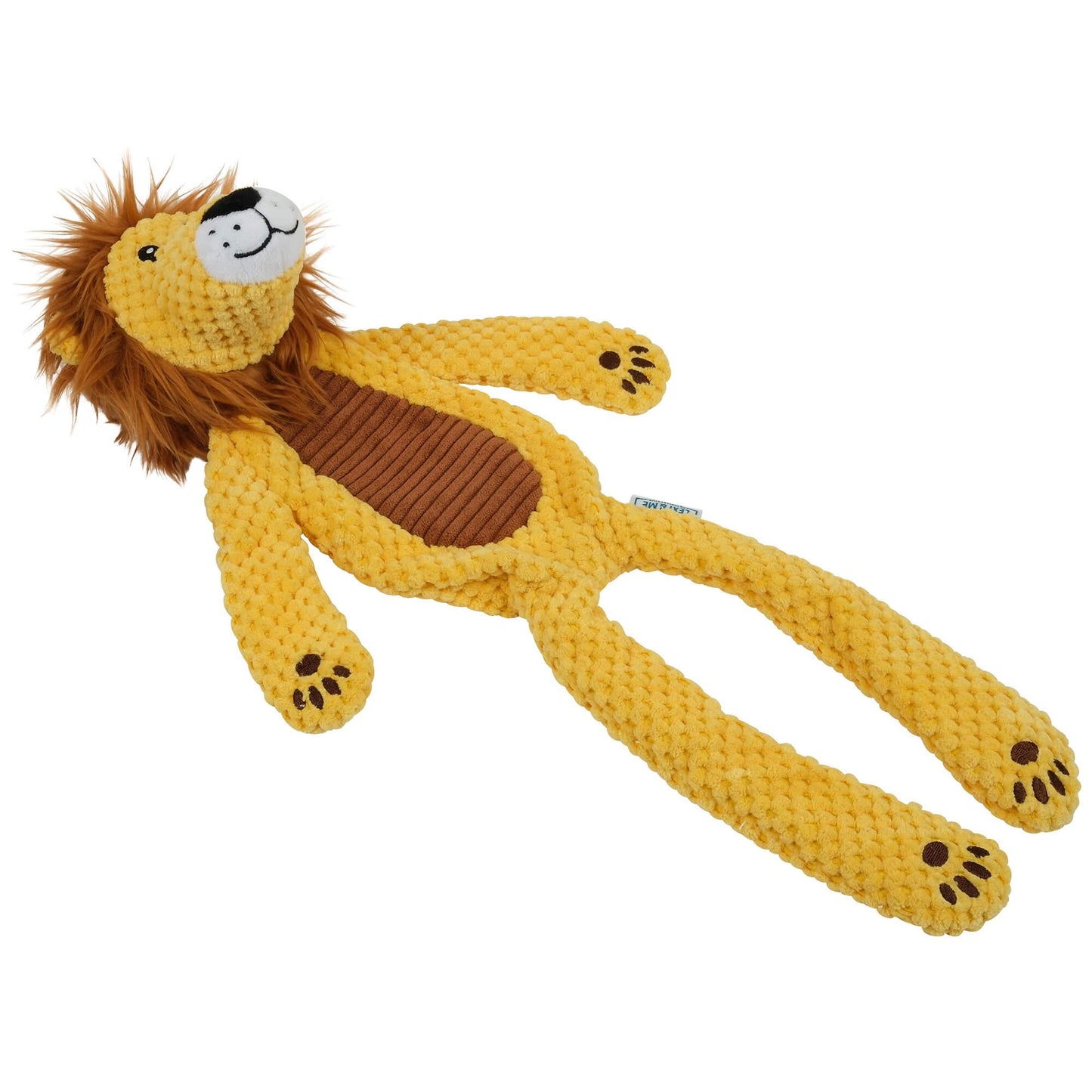 Lexi & Me Lion Plush & Rope Long Limb Dog Toy