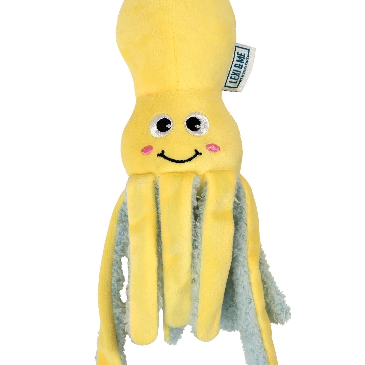 Lexi & Me Squid Glow Plush Dog Toy