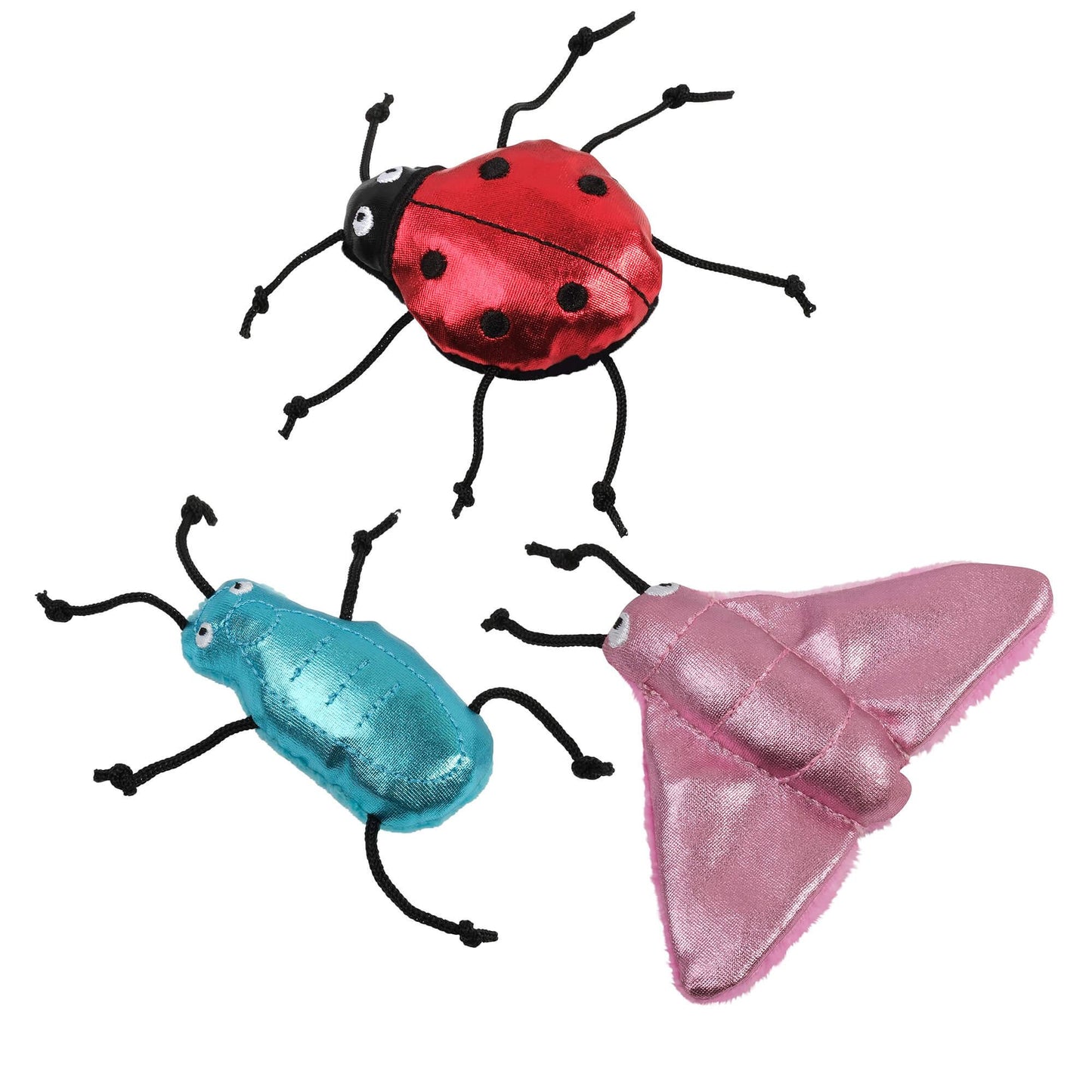 Lexi & Me Metallic Insects Cat Toys