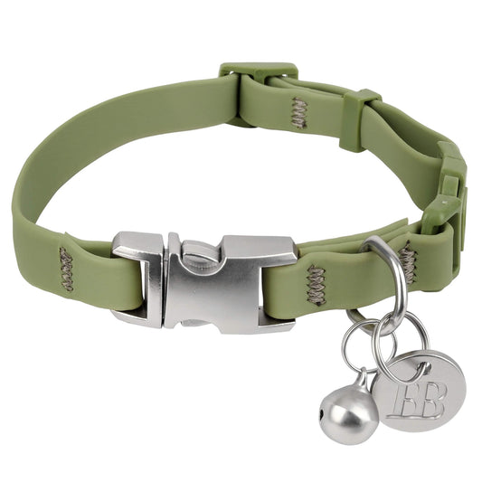Buddy & Belle Cat Collar Khaki