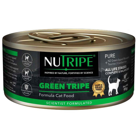Nutripe Pure All Life Stages Green Tripe Wet Cat Food