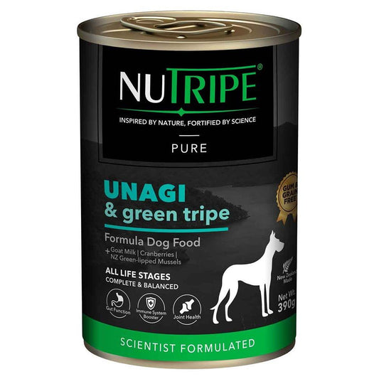 Nutripe All Life Stages Pure Unagi & Green Tripe Wet Dog Food