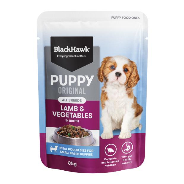 Black Hawk Puppy Lamb & Vegetables Small Breed Wet Dog Food