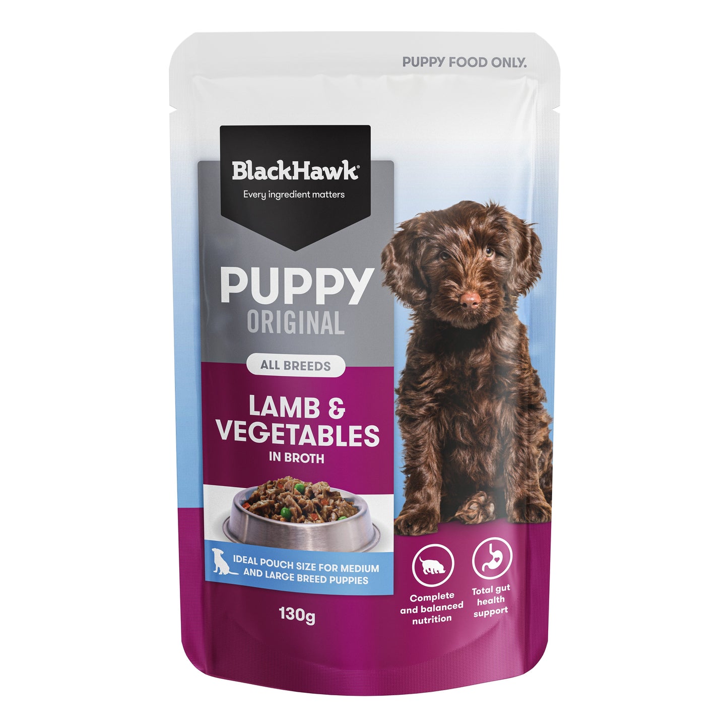 Black Hawk Puppy Lamb & Vegetables Medium to Large Breed Wet Dog Food