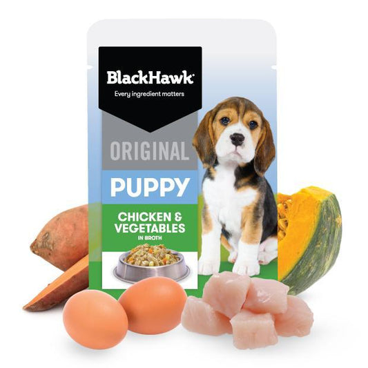 Black Hawk Puppy Chicken & Vegetables Medium to Large Breed Wet Dog Food