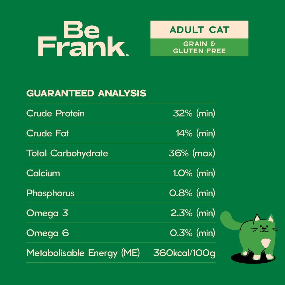 Be Frank Grain Free Adult Chicken Dry Cat Food 2.5kg