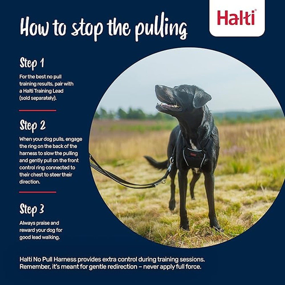 Halti No Pull Dog Harness Black
