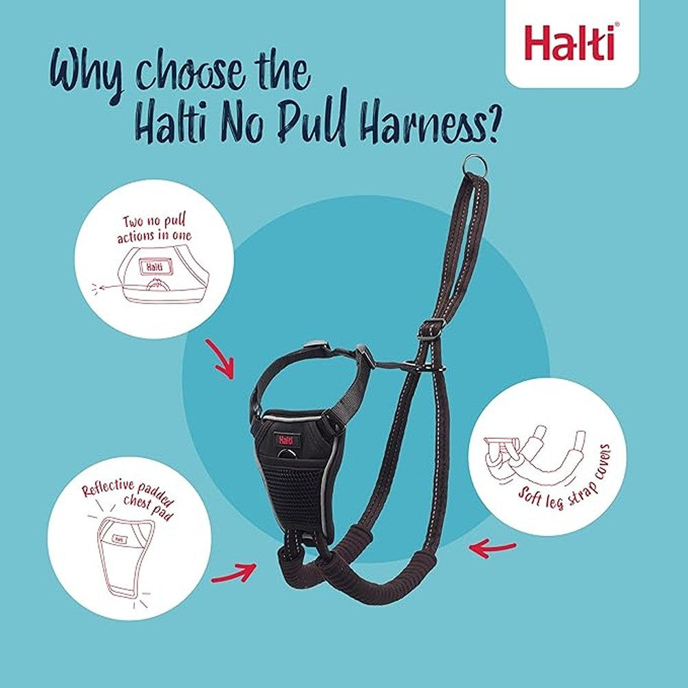 Halti No Pull Dog Harness Black