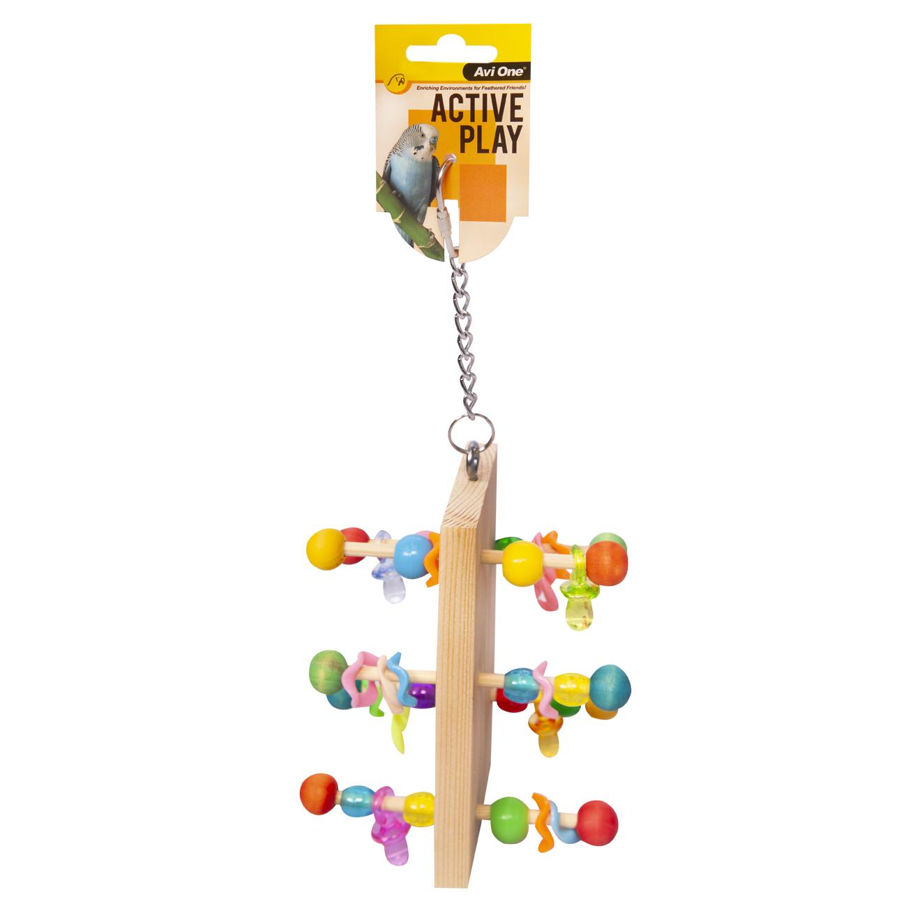 Avi One Bird Toy Wooden Play Wall