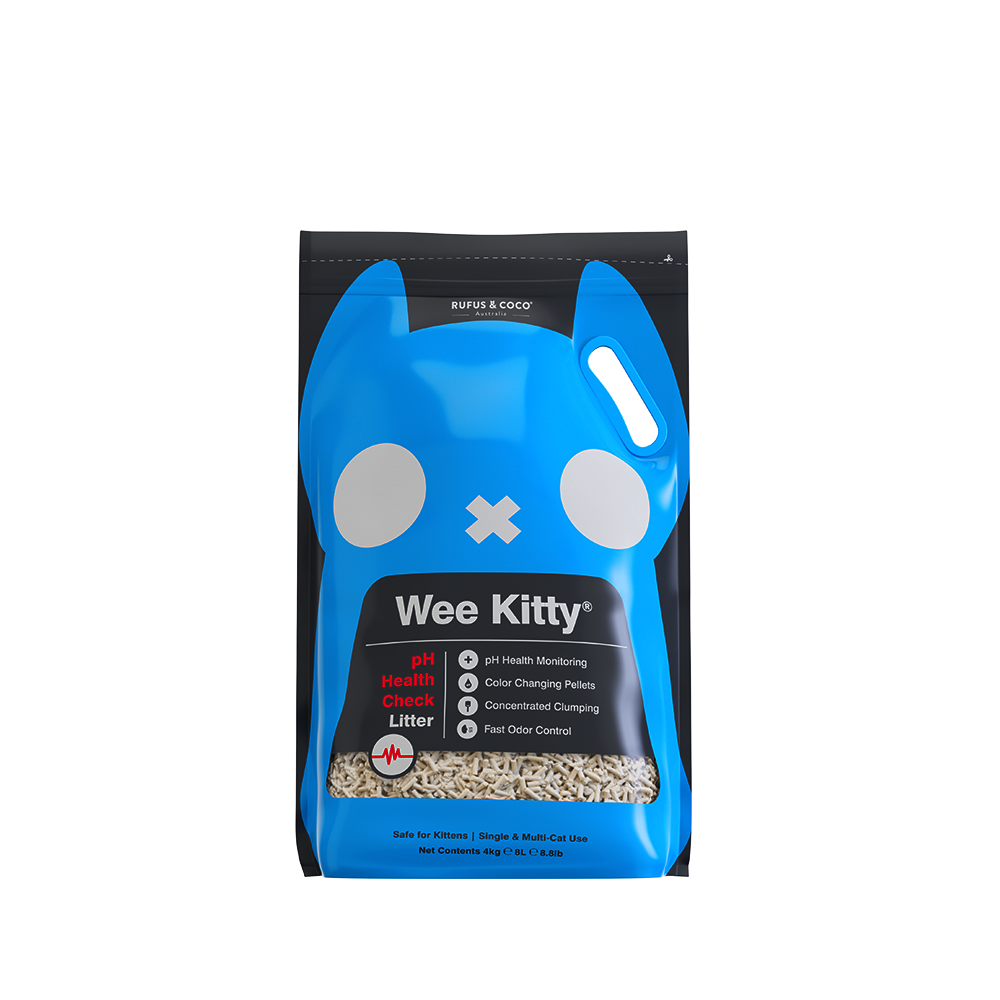 Rufus & Coco Wee Kitty pH Health Check Clumping Cat Litter