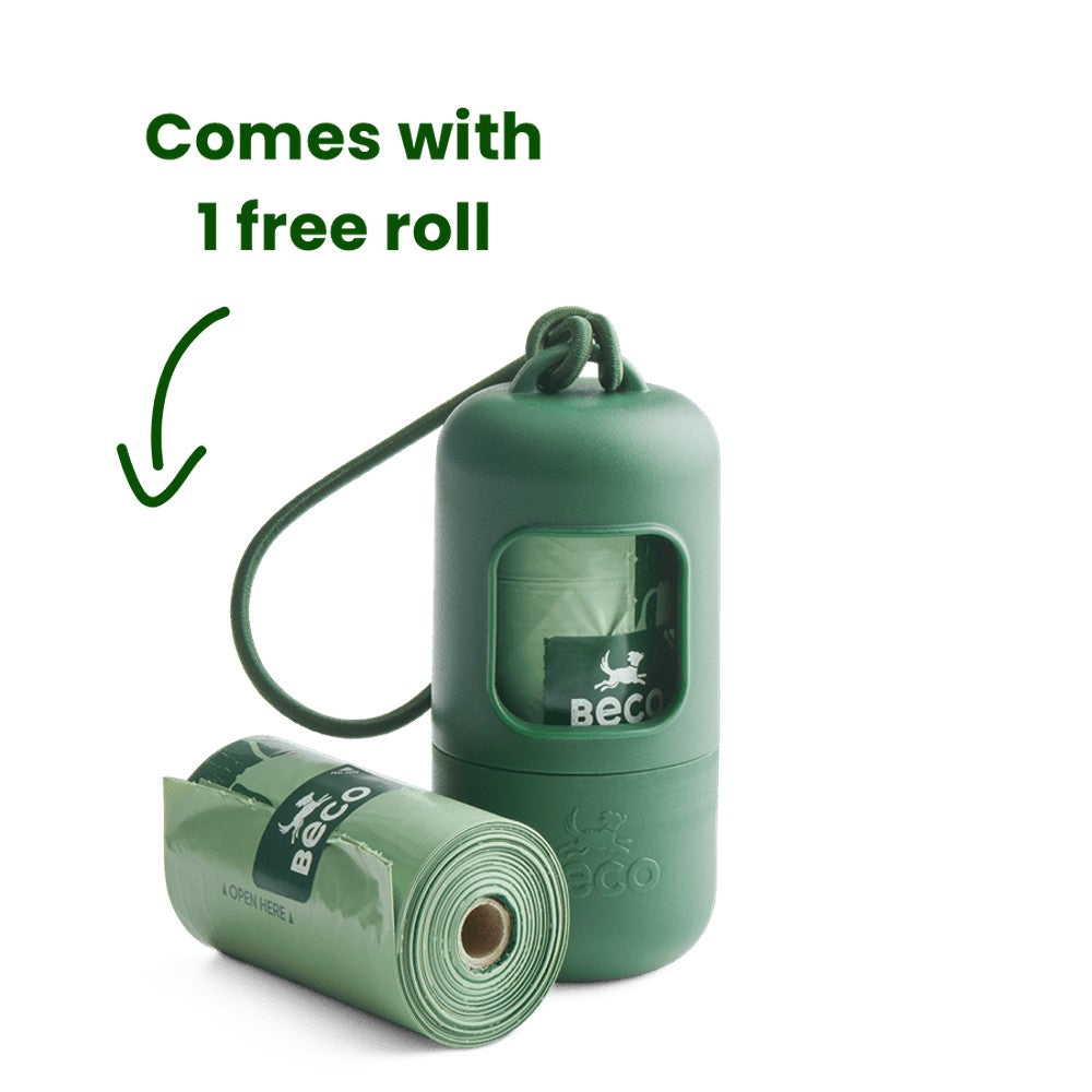 Beco Recycled Poop Bag Dispenser w/ 15 Bags
