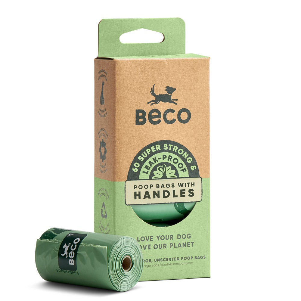 Beco Poop Bags Unscented with Handles