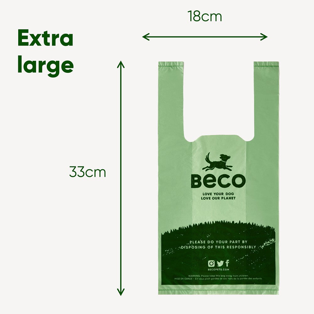 Beco Poop Bags Unscented with Handles