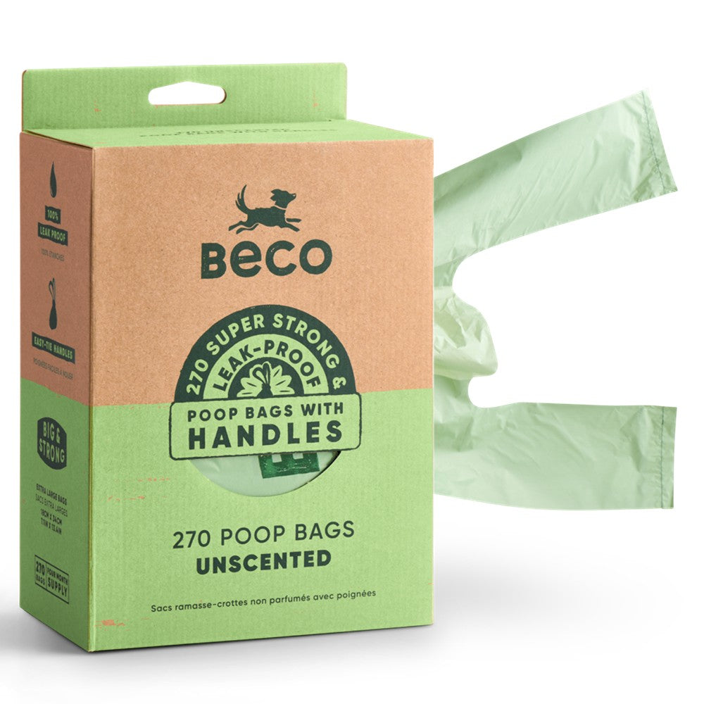Beco Poop Bags Unscented with Handles