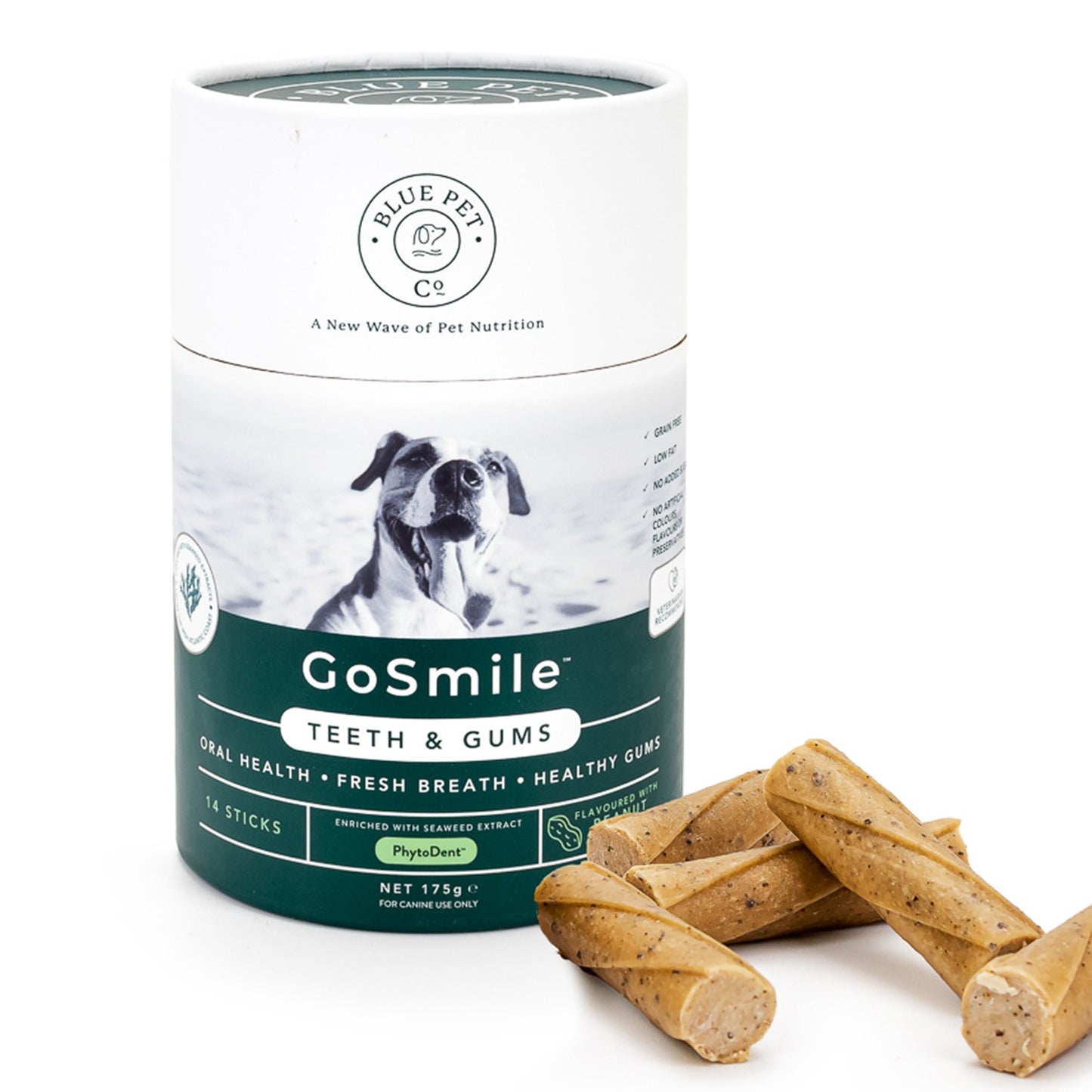 Blue Pet Co GoSmile Teeth & Gum Peanut Butter Supplement for Dogs