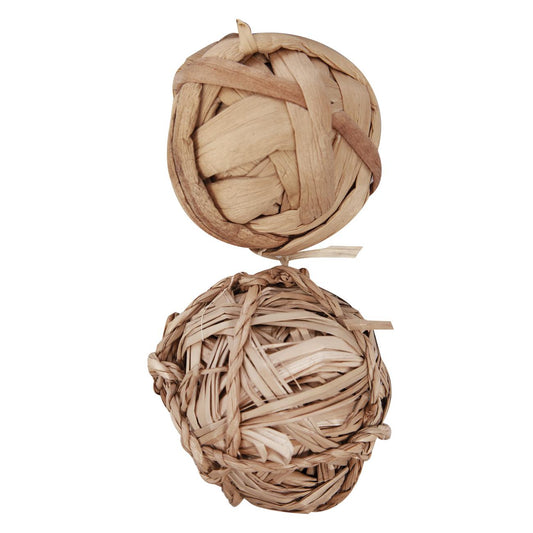 Pet One Small Animal Natural Toy Hyacinth & Hay Balls