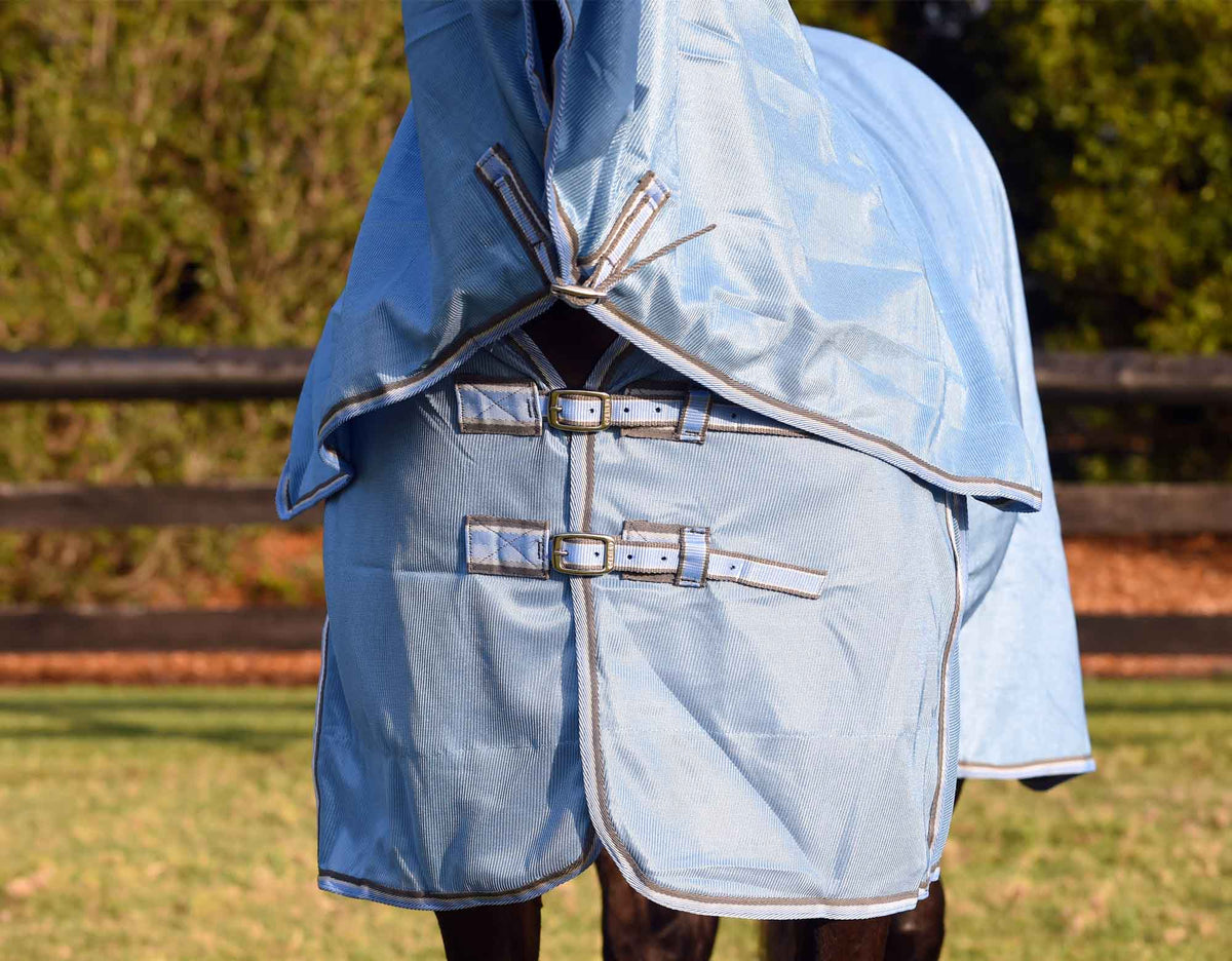 Caribu Euro Lite Mesh Hooded Combo Horse Rug