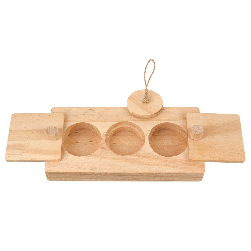 Lexi & Me Small Animal Slide & Pull Wooden Snack Puzzle