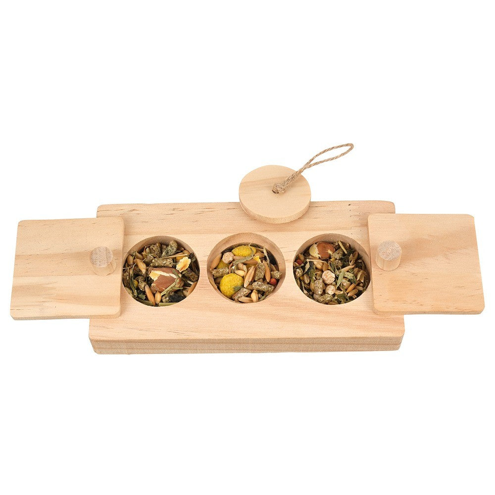 Lexi & Me Small Animal Slide & Pull Wooden Snack Puzzle