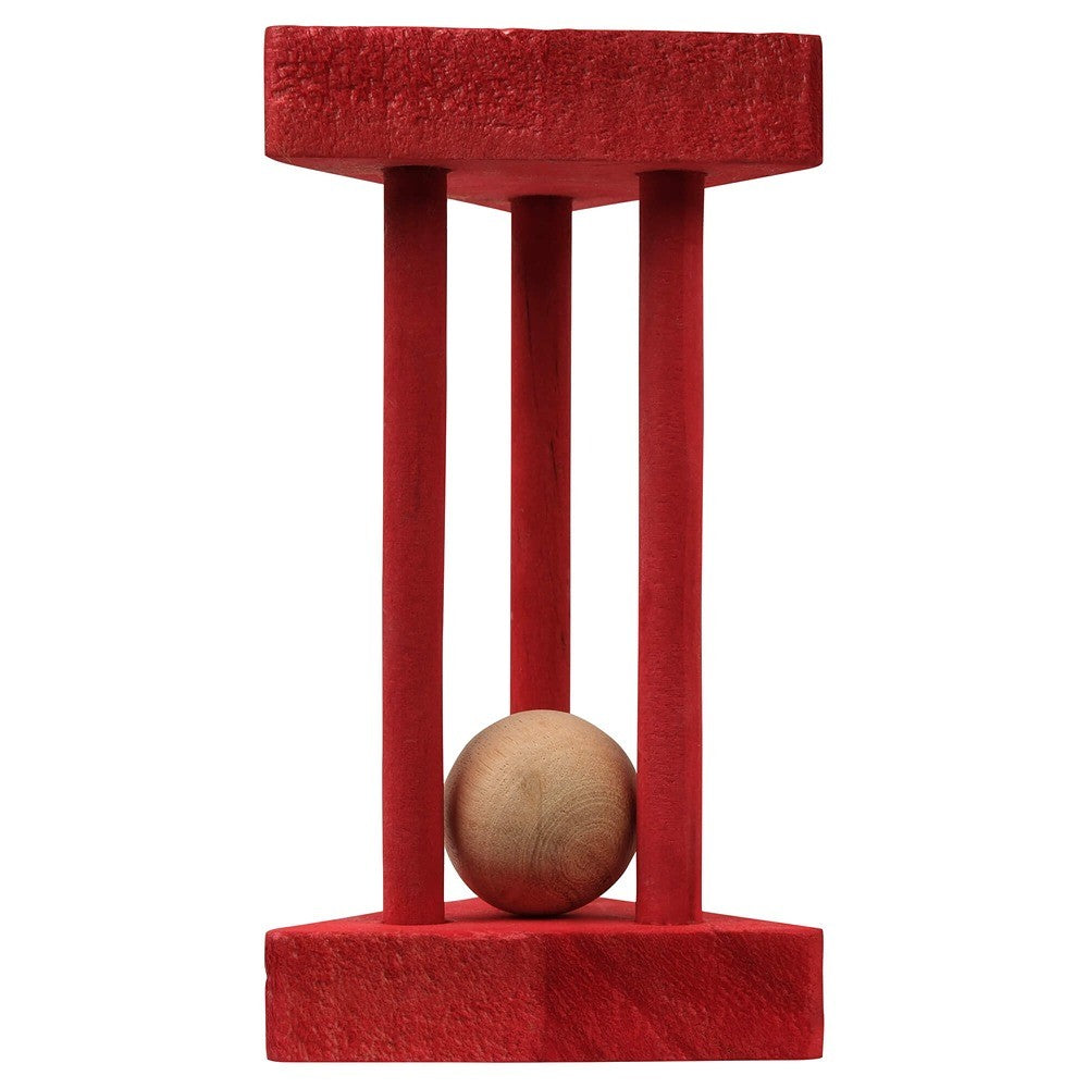 Lexi & Me Small Animal Wooden Chew Toy Rolling Barrel Red