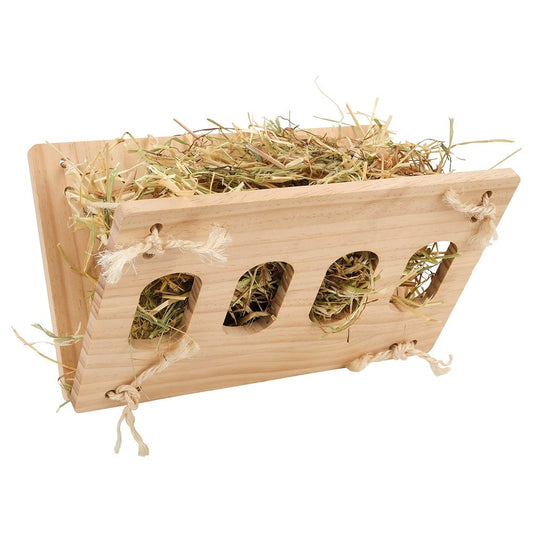 Lexi & Me Small Animal Wooden Feeder Mountable Hay Manger