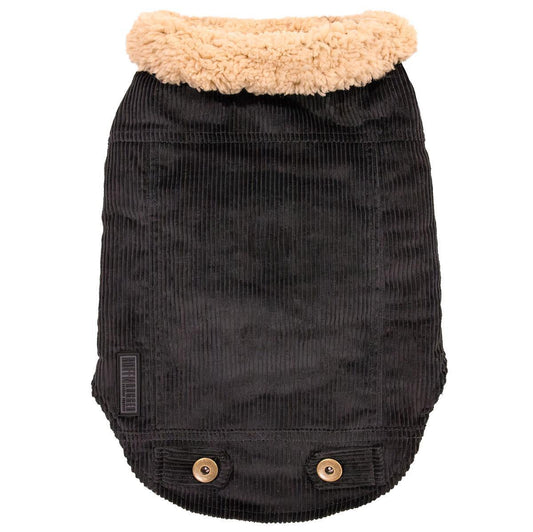 Ruff n Rugged Corduroy Dog Jacket Steel Grey