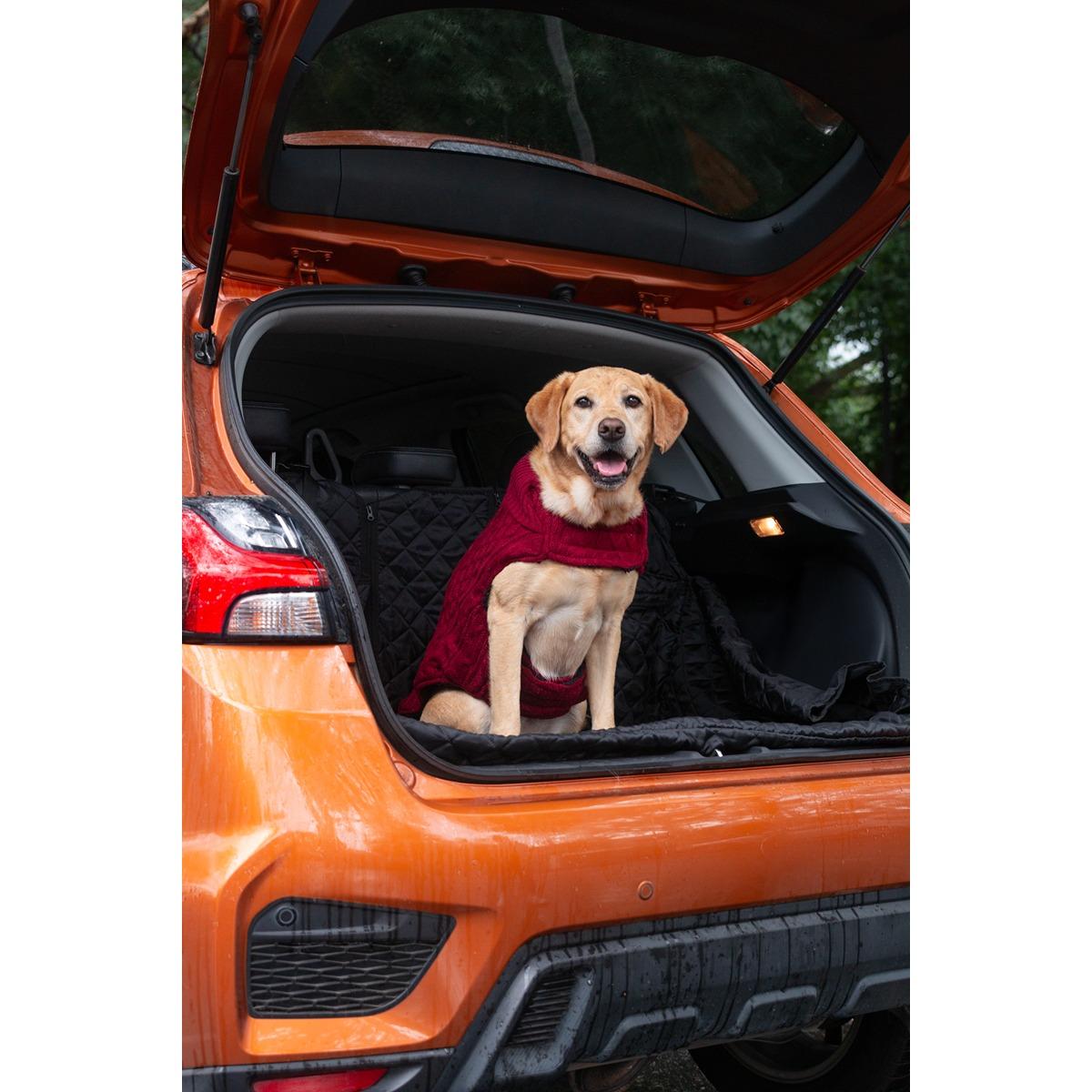 Ruff n Rugged The Woolly Dog Jumper Burgundy Red