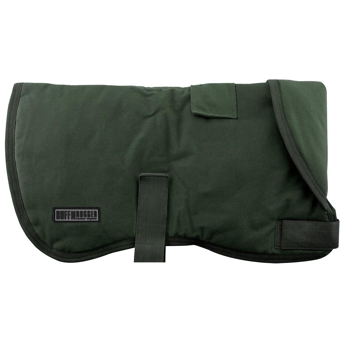 Ruff n Rugged Canvas Dog Coat Forest Green