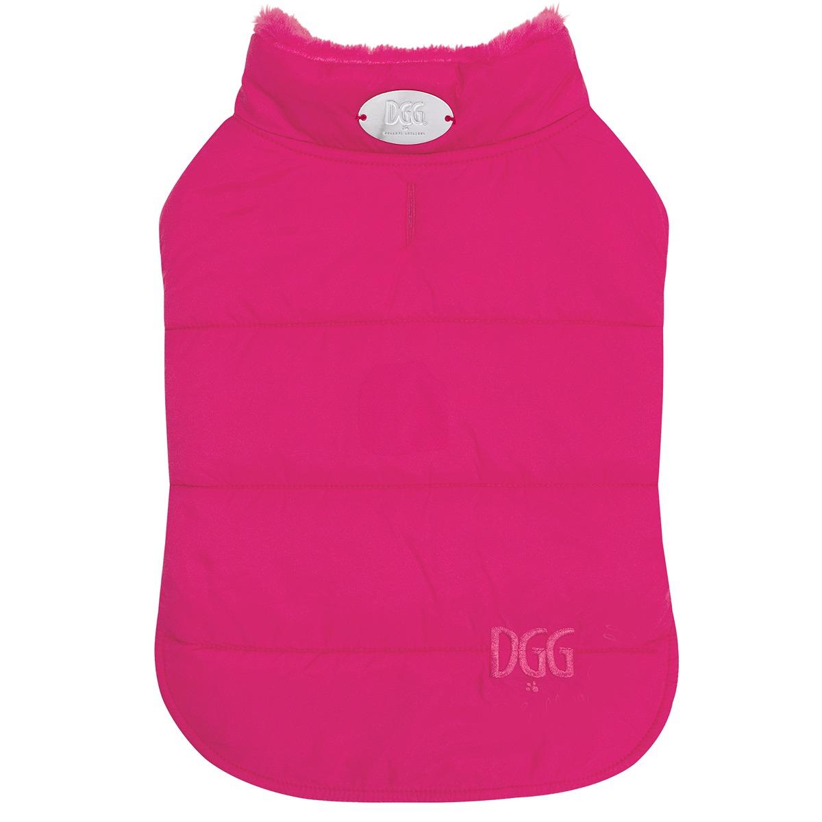 DGG Puffer Dog Jacket Stand Out Pink